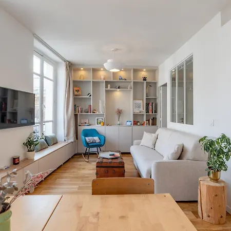 Cozy Faubourg St Martin Retreat דירה *