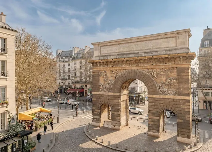 Cozy Faubourg St Martin Retreat Apartamento